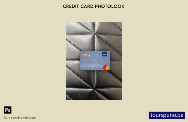 listo para imprimir plantilla frontal de aspecto fotográfico de mastercard de 99